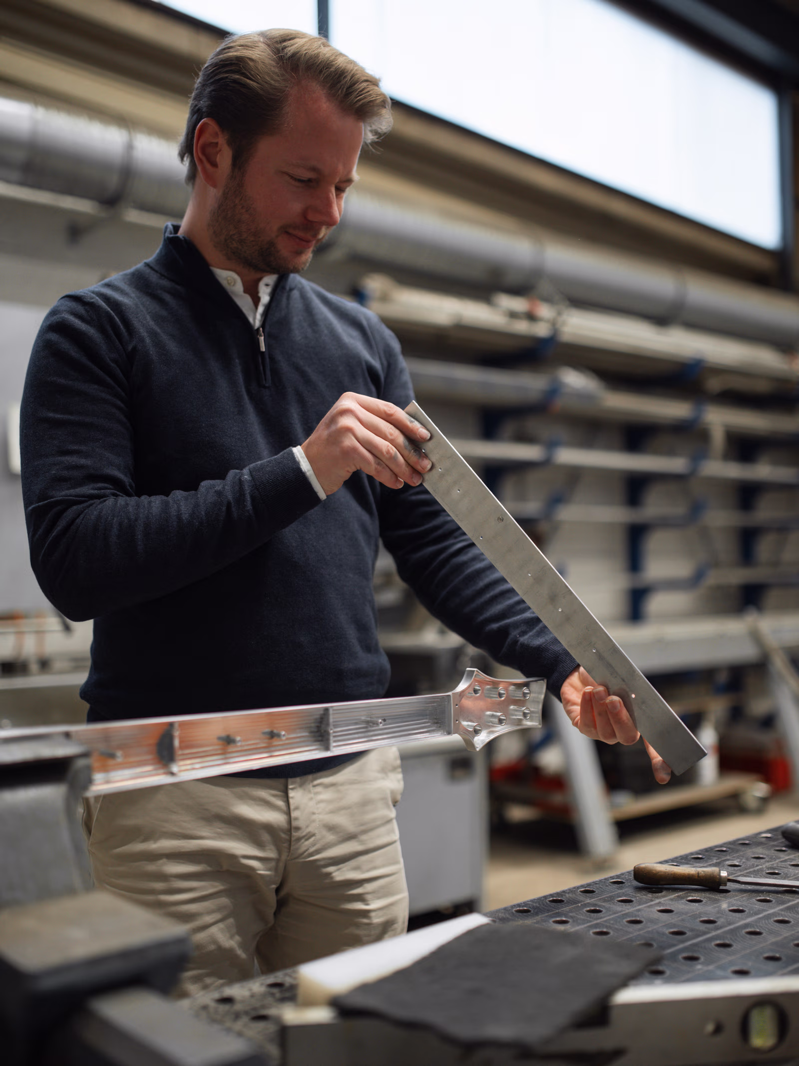 Image of Marcel Fehse in workshop